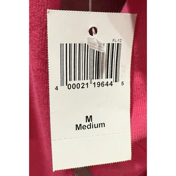 Disney Parks Hot Pink Silver Glitter Spirit Jersey Disneyland Resort Size M NWT - Picture 4 of 5